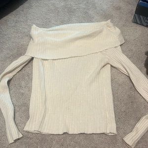Off the shoulder sweater
